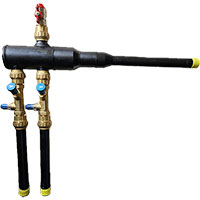 Wall Manifold with adjuster valve
