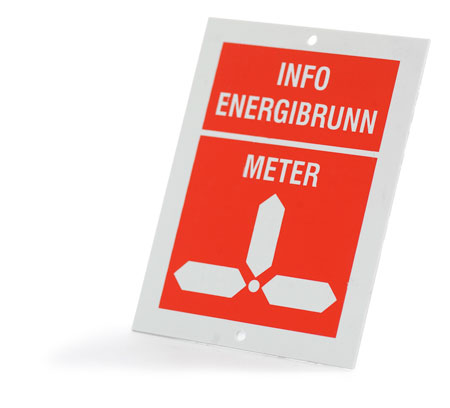 Infoskylt Aluminium